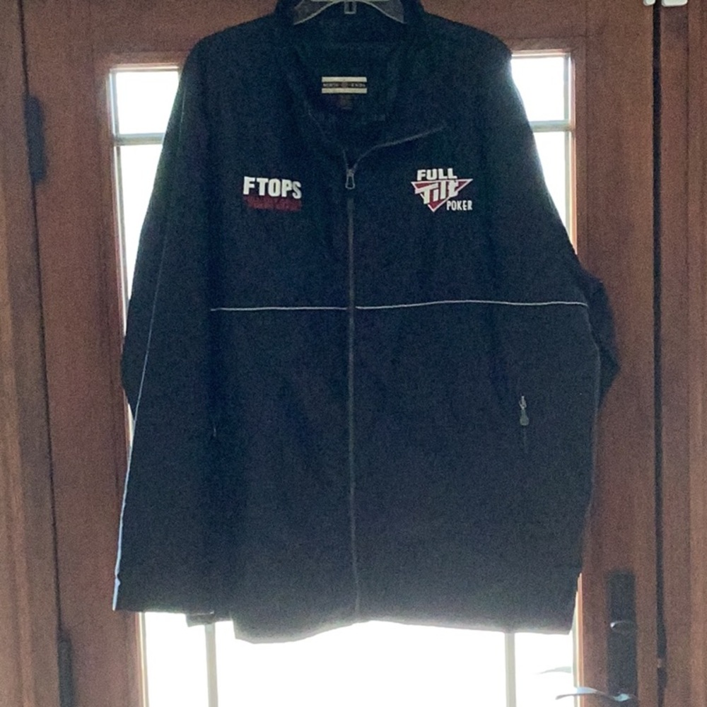 Full Tilt Black windbreaker Jacket XXL New without tag